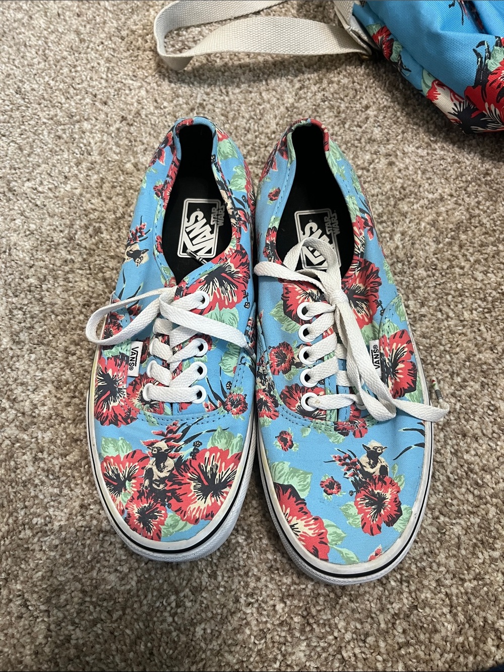Vans Star Wars yoda hibiscus shoe